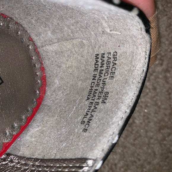 Black and white polka dotted open toe heels - Picture 5 of 5